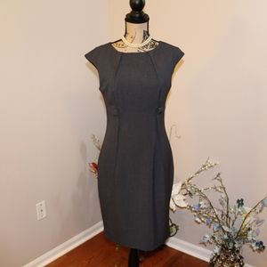 Calvin Klein cap sleeve sheath dress Size 4